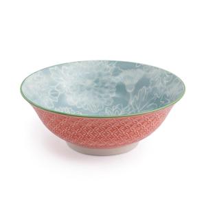 Kitchencraft Mikasa Ramen Bowl Grey Floral 21cm